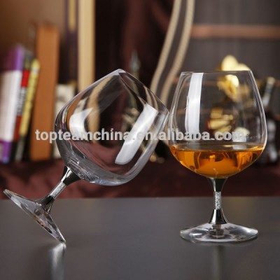 Wholesale lead free round whisky glass with crystal