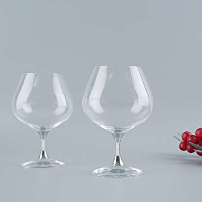 Popular customized Small Brandy glass Wine glasses carving brandy glass for wedding